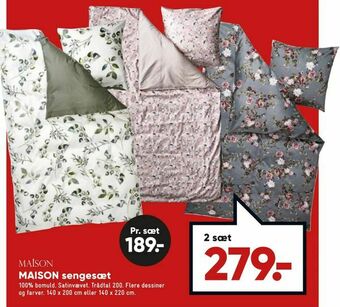 Bilka MAISON sengesæt tilbud