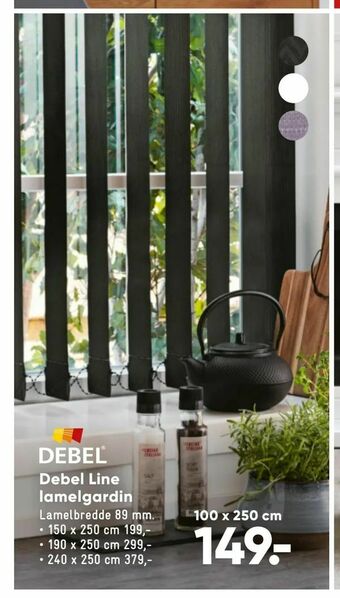 Bilka Debel Line lamelgardin tilbud