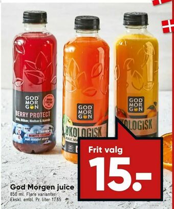 Bilka God Morgen juice tilbud