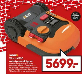 Bilka Worx M700 robotplæneklipper tilbud