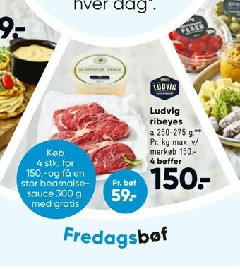 Bilka Ludvig ribeyes tilbud
