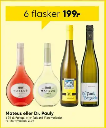 Bilka Mateus eller Dr. Pauly tilbud