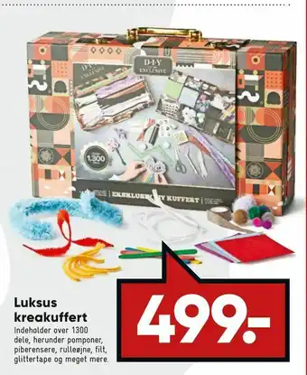 Luksus krea kuffert