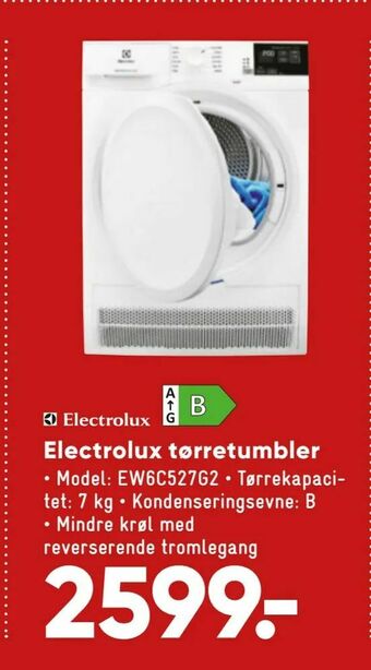 Bilka Electrolux tørretumbler tilbud