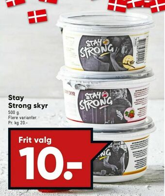 Bilka Stay Strong skyr tilbud