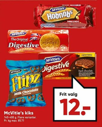 Bilka McVitie's kiks tilbud