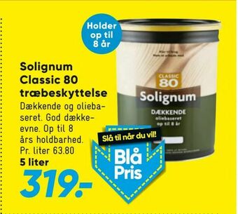Bilka Solignum Classic 80 træbeskyttelse tilbud