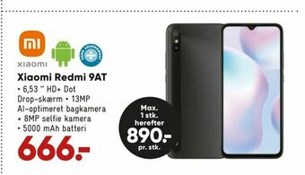 Bilka Xiaomi Redmi 9AT tilbud