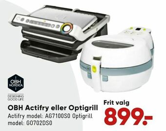 OBH Actifry eller Optigrill