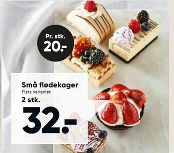 Bilka Små flødekager tilbud