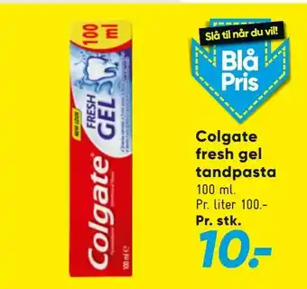 Bilka Colgate fresh gel tandpasta tilbud
