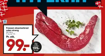 Bilka Frossen oksemørbrad uden streng tilbud