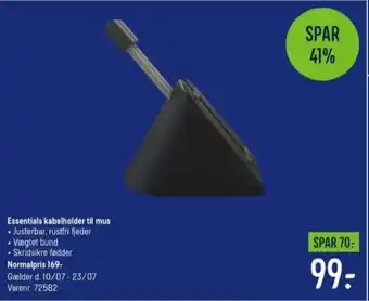 Elgiganten Essentials kabelholder tilbud