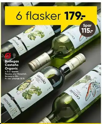 Bilka Bodegas Castaño Organic tilbud