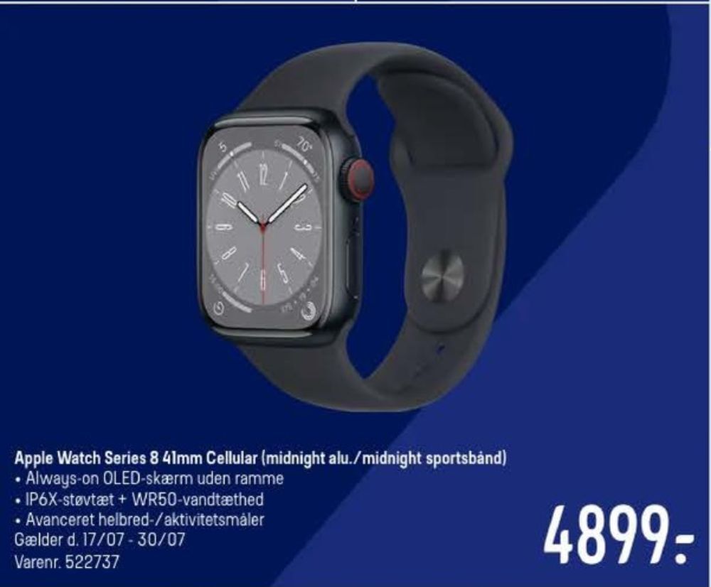 Apple smartwatch tilbud hos Elgiganten