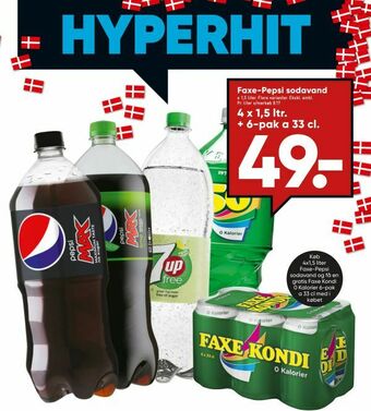 Bilka Faxe-Pepsi sodavand tilbud