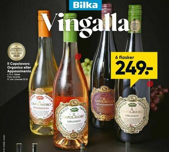 Bilka Il Capolavoro Organico eller Appassimento tilbud