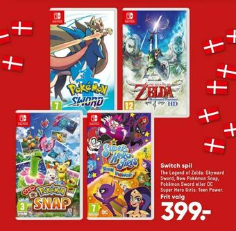 Bilka Switch spil tilbud