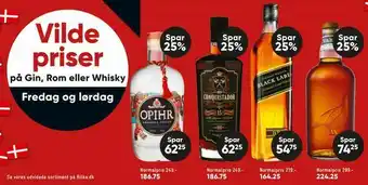 Bilka Gin, Rom eller Whisky tilbud
