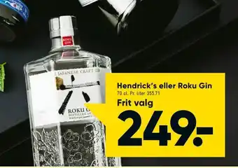Hendrick's eller Roku Gin