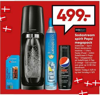 Bilka Sodastream spirit Pepsi megapack tilbud