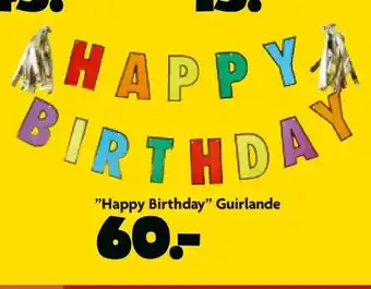 "Happy Birthday" Guirlande