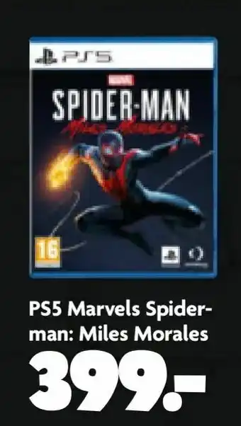 Fætter BR PS5 Marvels Spider man: Miles Morales tilbud
