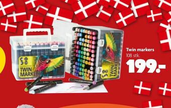 Fætter BR Twin markers tilbud