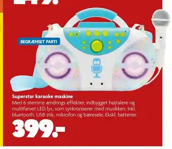 Superstar karaoke maskine