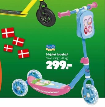 Fætter BR 3-hjulet løbehjul tilbud