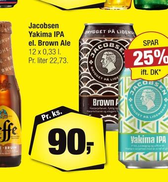 Jacobsen yakima ipa el. brown ale
