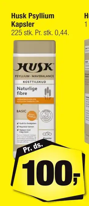 Calle Husk psyllium kapsler tilbud