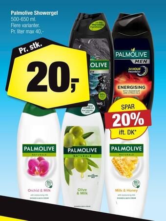 Calle Palmolive showergel tilbud