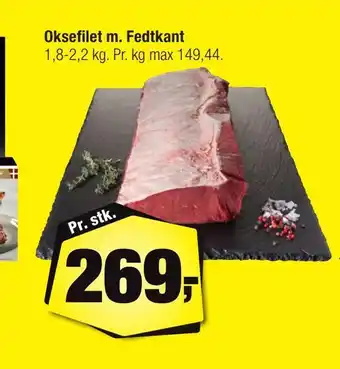 Calle Oksefilet m. fedtkant tilbud