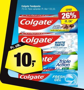 Calle Colgate tandpasta tilbud
