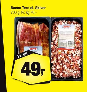 Calle Bacon tern el. skiver tilbud