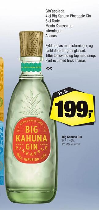 Calle Big kahuna gin tilbud