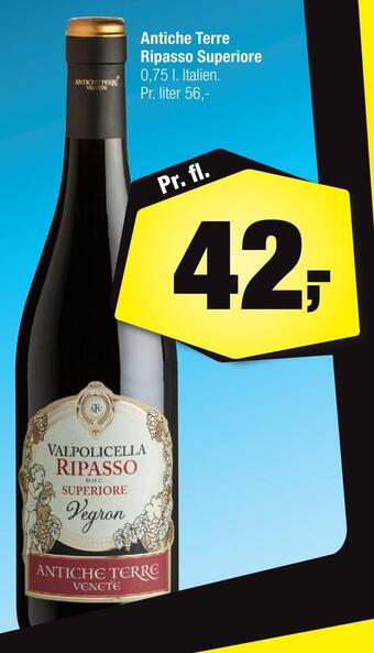 Calle Antiche terre ripasso superiore tilbud