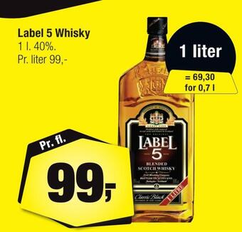 Calle Label 5 whisky tilbud