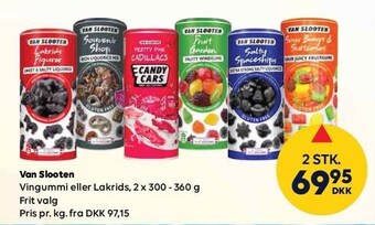 BorderShop Van slooten - 2 stk. tilbud