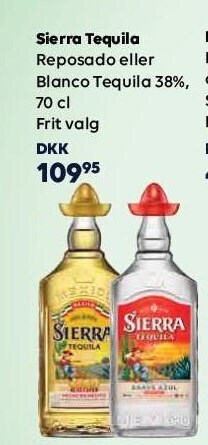 BorderShop Sierra tequila tilbud