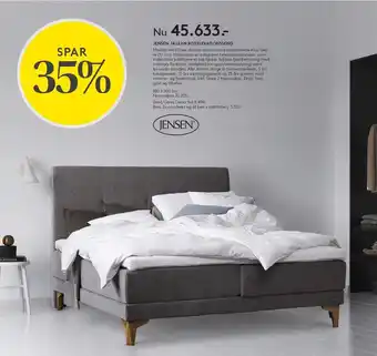 SengeSpecialisten Jensen j4 boxelevationsseng tilbud