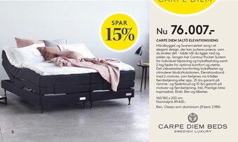 SengeSpecialisten Carpe diem saltö elevationsseng tilbud
