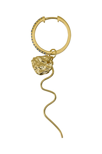 Sinnerup Silke renée srfantasy hoop ørering - single (guld onesize) tilbud