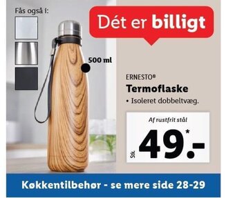 Lidl ERNESTOⓇ Termoflaske tilbud