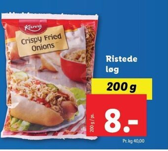 Ristede løg 200 g