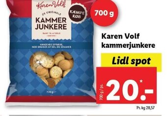 Lidl Karen Volf kammerjunkere tilbud
