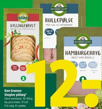 Coop 365 Den Grønne Slagter pålæg* tilbud