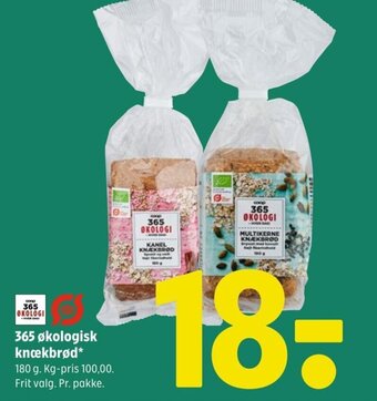 365 økologisk knækbrød*
