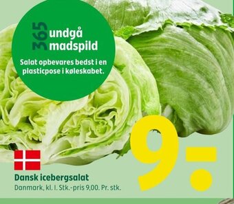 Coop 365 Dansk icebergsalat tilbud